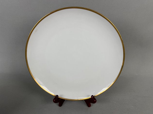 Image for Collection of Vintage Mikasa Continental Gold-Rimmed China Plates & Serving Platters