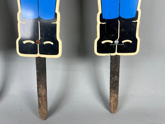 Image for Set of (4) Vintage Christmas Toy Soldier Yard Stakes