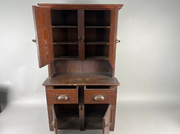 Image for Collection of Antique & Vintage Children's Furniture & Toys Including Step-Back Cupboard, Schoenhut Toy Piano, Playskool Postal Station & Step Stool