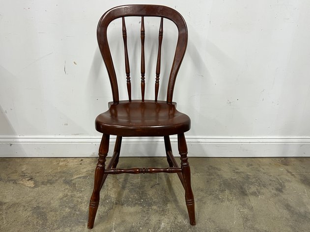 Image for Vintage Tell City Furniture Farmhouse Spindle-Back Side Chair, Circa 1960