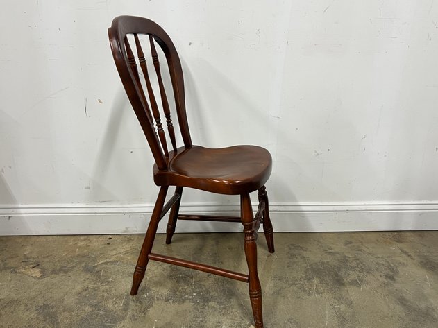 Image for Vintage Tell City Furniture Farmhouse Spindle-Back Side Chair, Circa 1960