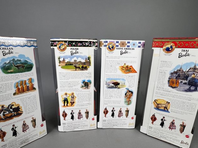 Image for (4) Barbie Dolls of the World Collection Dolls in Original Boxes