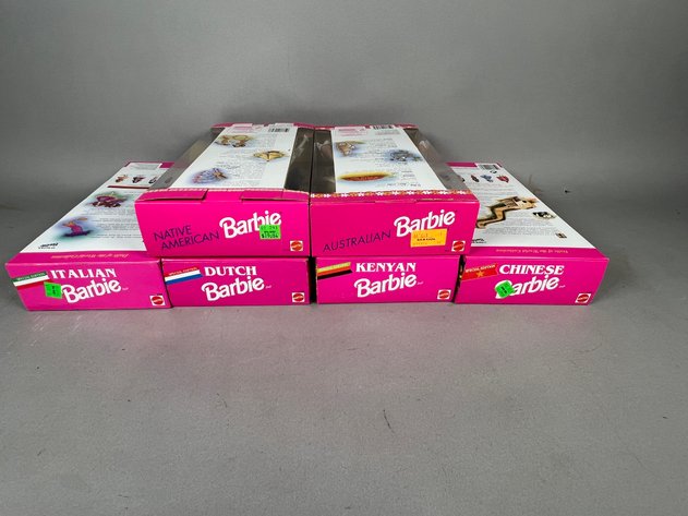 Image for (6) Barbie Dolls of the World Collection Dolls in Original Boxes