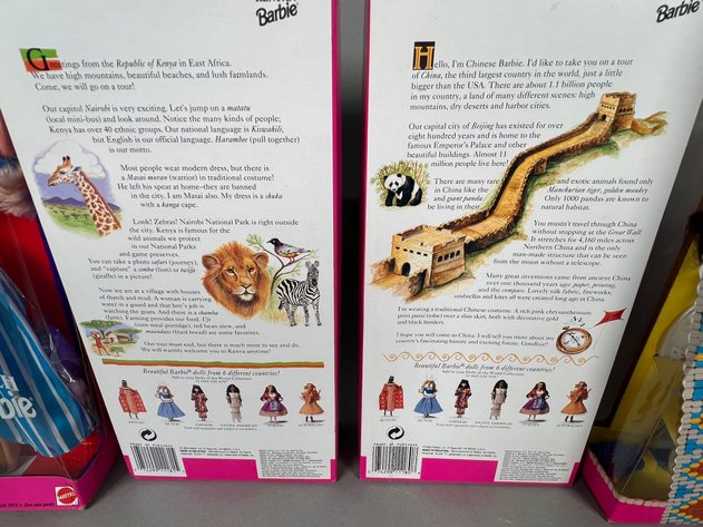 Image for (6) Barbie Dolls of the World Collection Dolls in Original Boxes