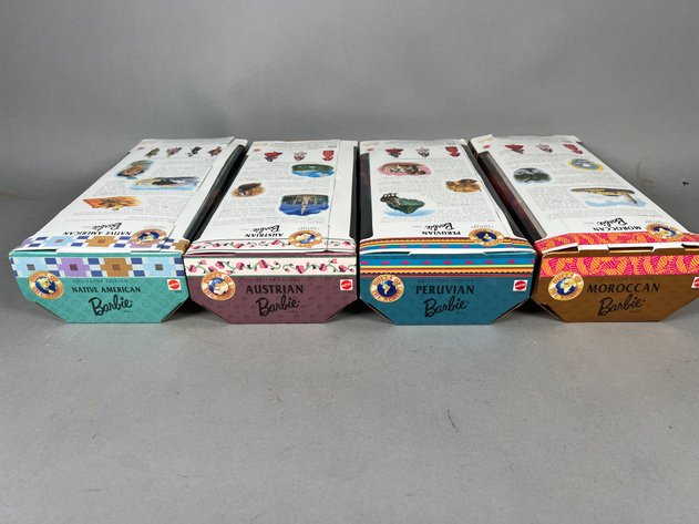 Image for (4) Barbie Dolls of the World Collection Dolls in Original Boxes
