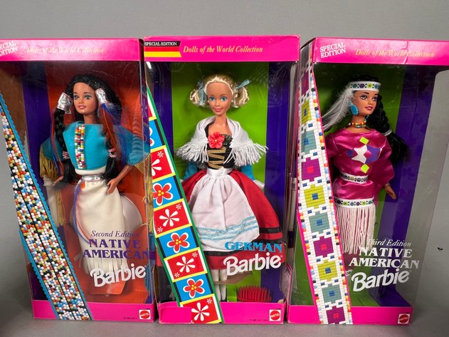 Image for (5) Barbie Dolls of the World Collection Dolls in Original Boxes