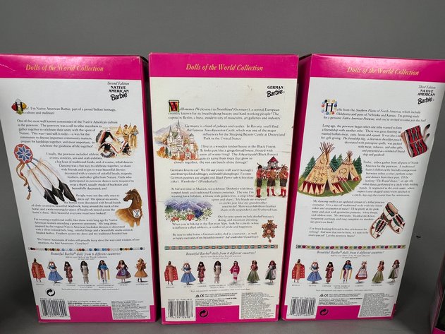 Image for (5) Barbie Dolls of the World Collection Dolls in Original Boxes