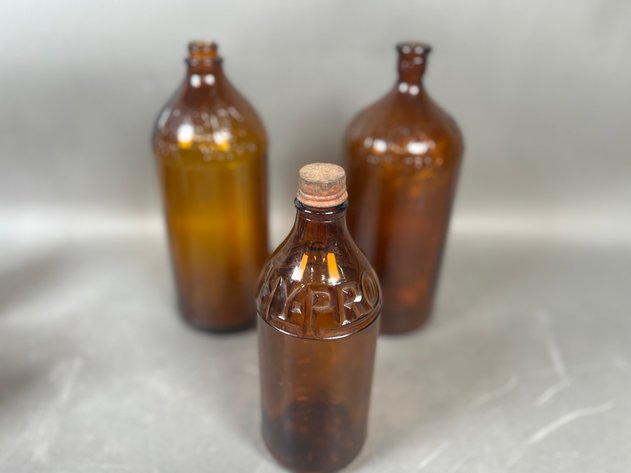 Image for Collection of Antique & Vintage Glass Bottles Including Dr. Miles Medical Co., W.T. Rawleigh, M. Salzman Co. & Dixie Steam Bottling Works