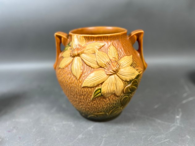 Image for Collection of Vintage Art Pottery Planters & Vases Including Roseville U.S.A., McCoy & More