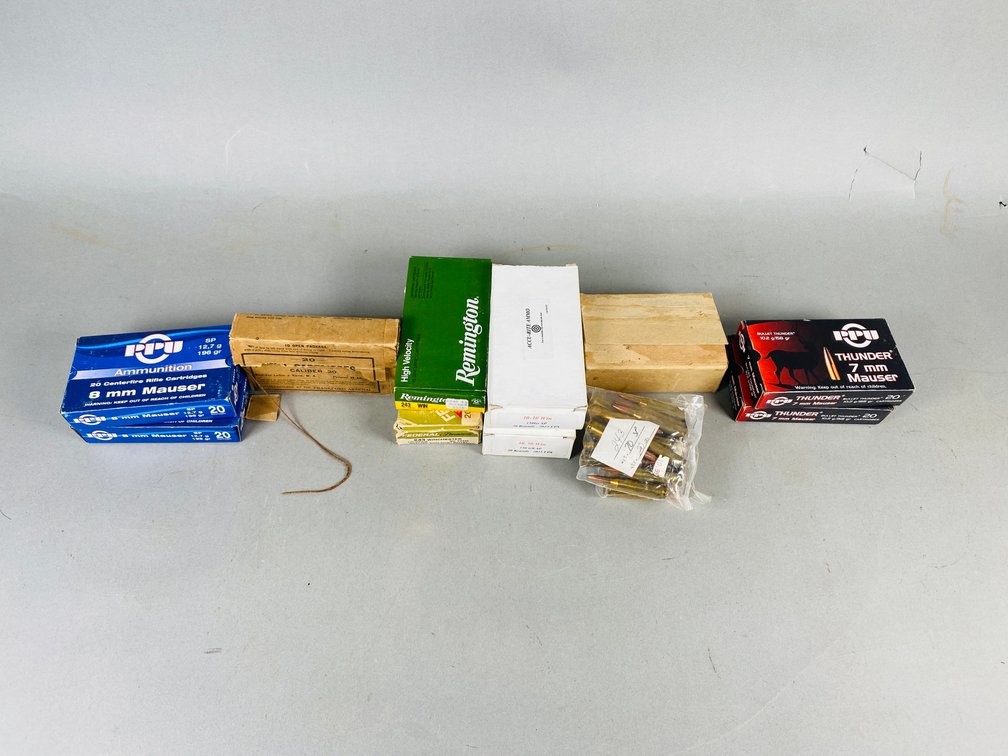 Assortment of 150 +/- Rounds of Rifle Ammunition