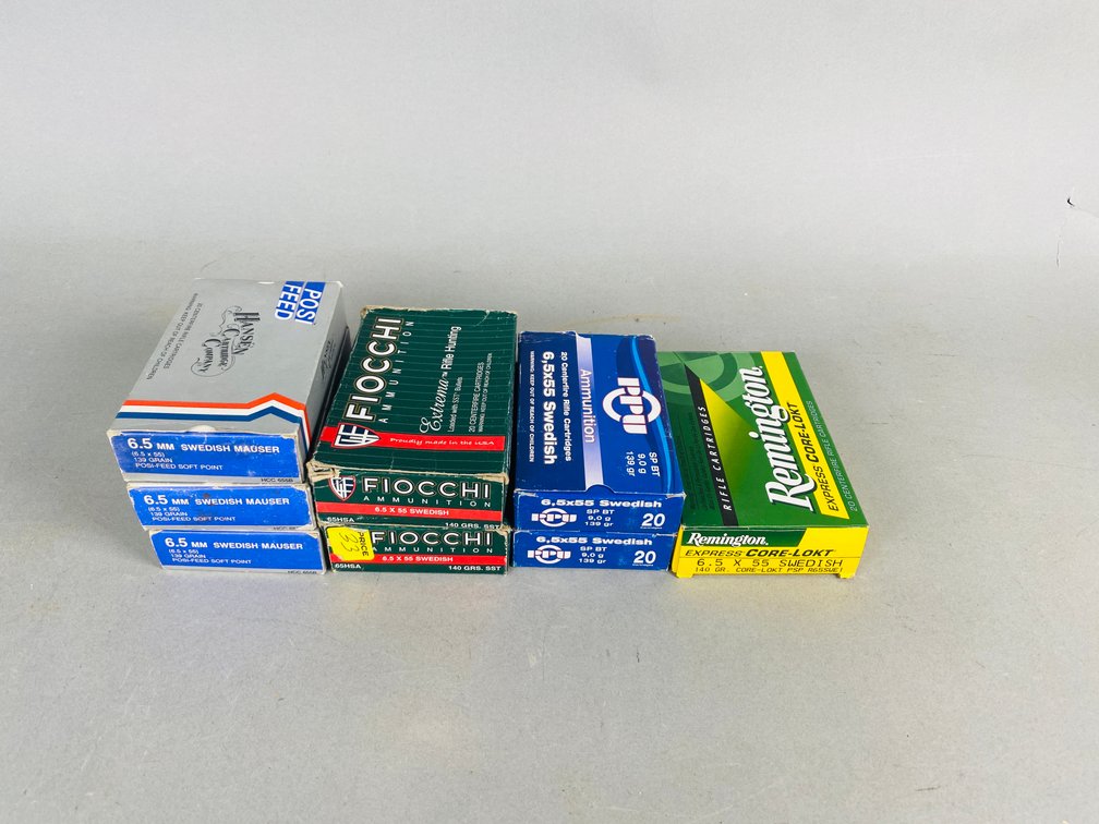 120 +/- 6.5 Swedish Mauser Rounds