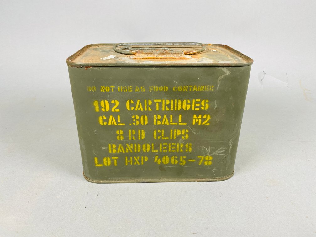 Unopened 192 Cartridge 30-06.30 Cal Ball M2 Ammunition Can