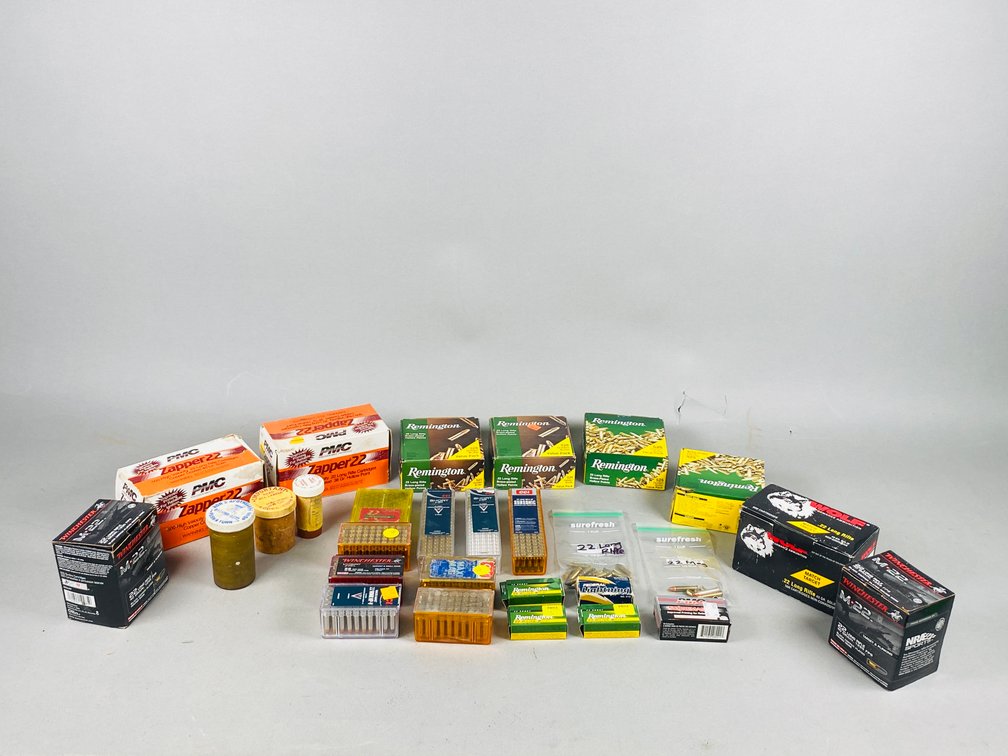 Assortment of 3, 000 +/- 22 long Rifle/ Short & 22 Magnum Rounds