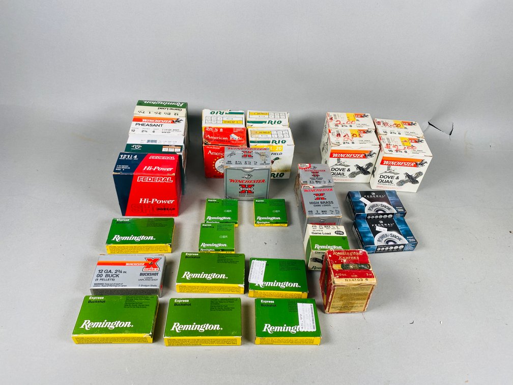 Assortment 350 +/- 20, 16, 12, & 410 Gauge Shells