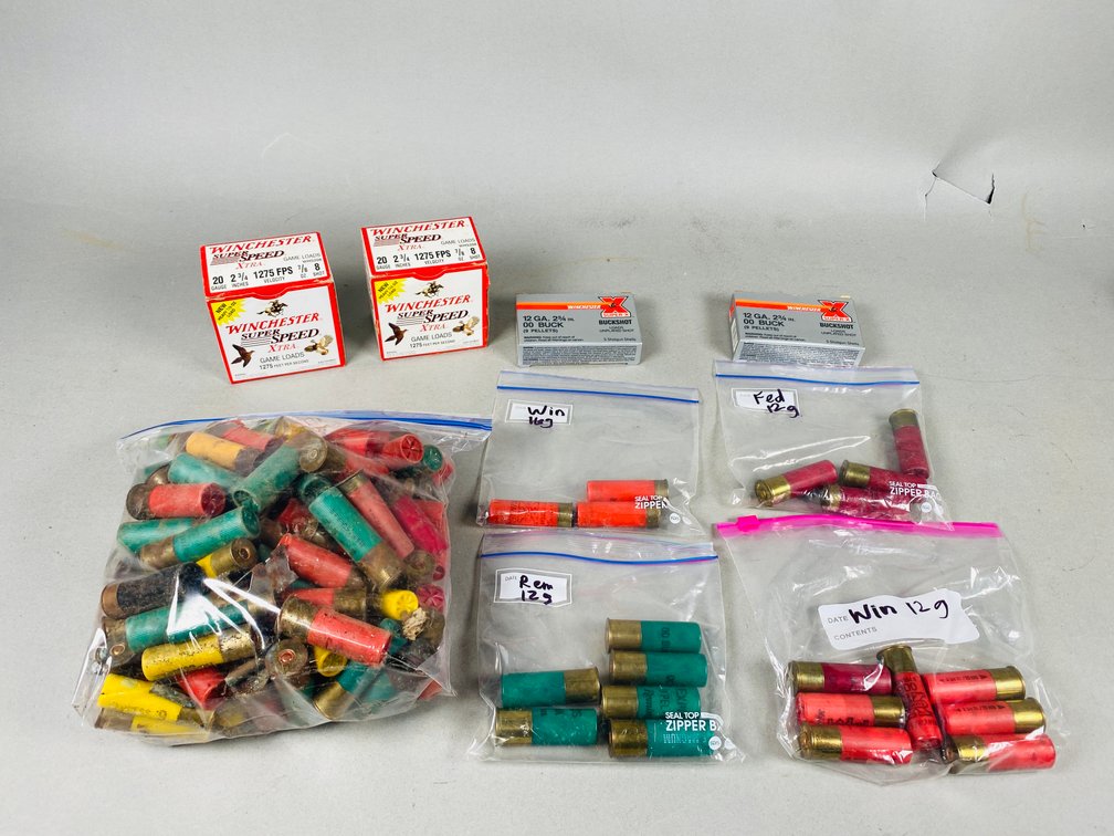 Assortment 150 +/- 20, 16, 12, & 410 Gauge Shells