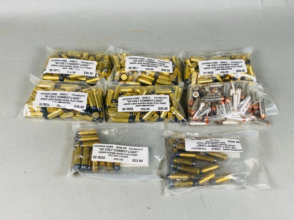 Assortment 300+/- 45 colt Rounds