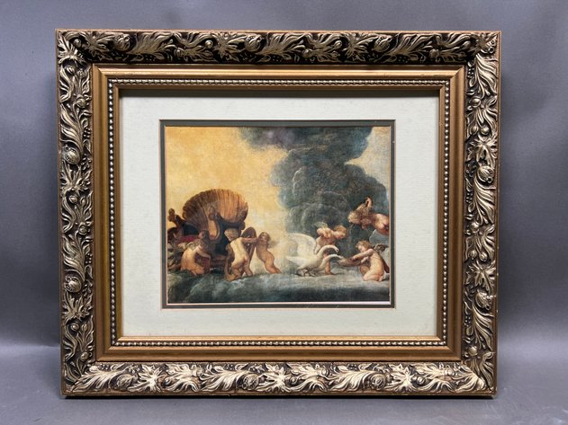 Image for Framed Classical Mythological Scene, Closely Resembling 