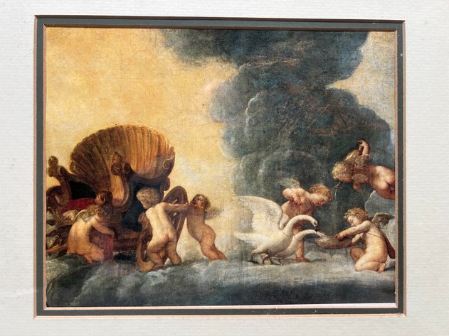 Image for Framed Classical Mythological Scene, Closely Resembling 