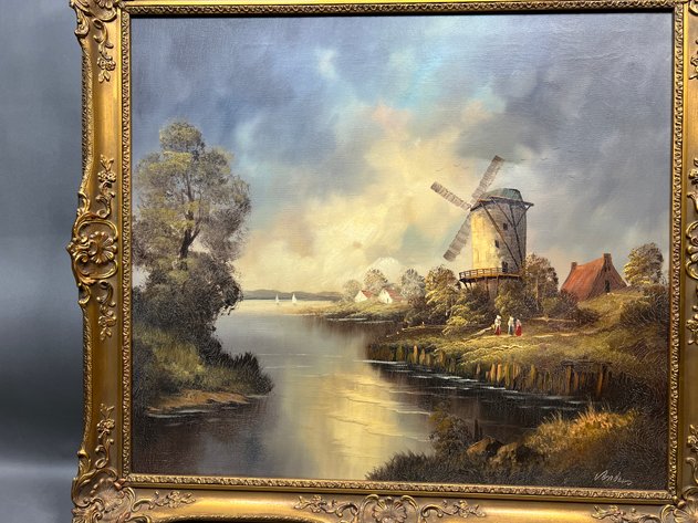 Image for Framed Vintage Signed 