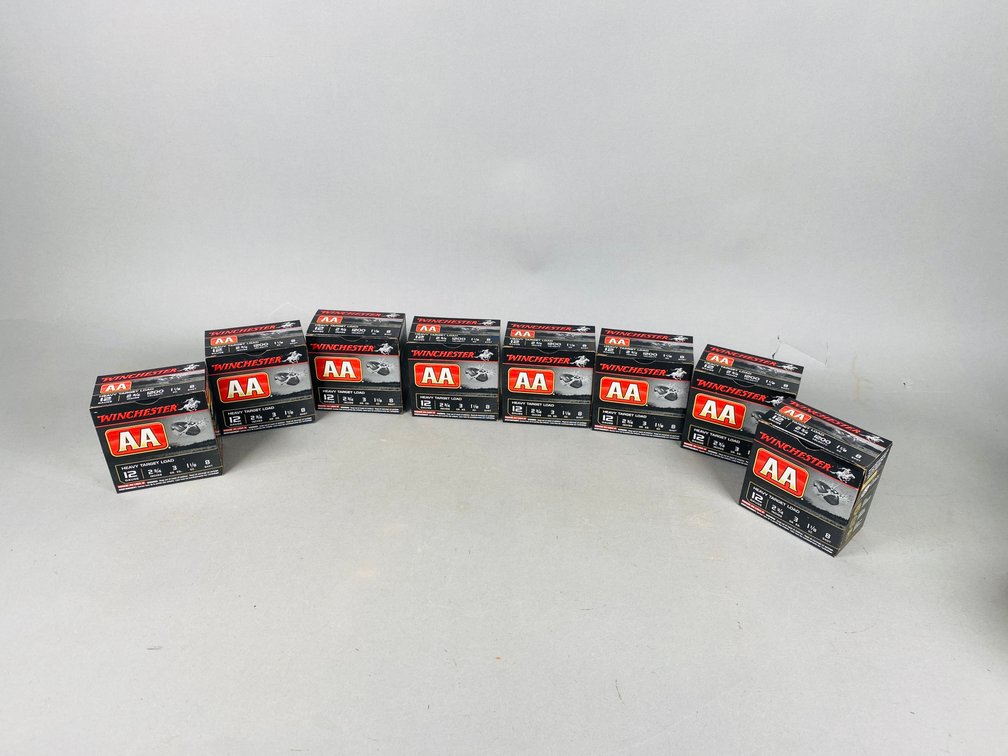 150 +/- 12 Gaugee Winchester Heavy Target Load 1200 Velocity, 2 3/4 in, 1 1/8 Oz, 8 Shot shells