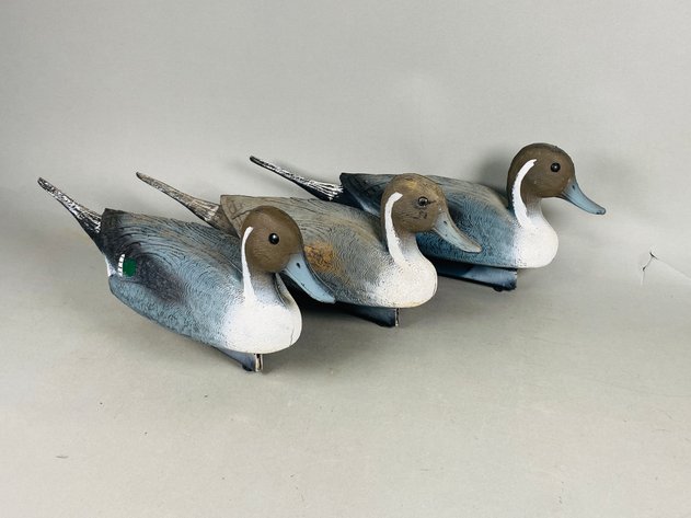 Image for (3) Keel Pintail Hen Duck Decoys