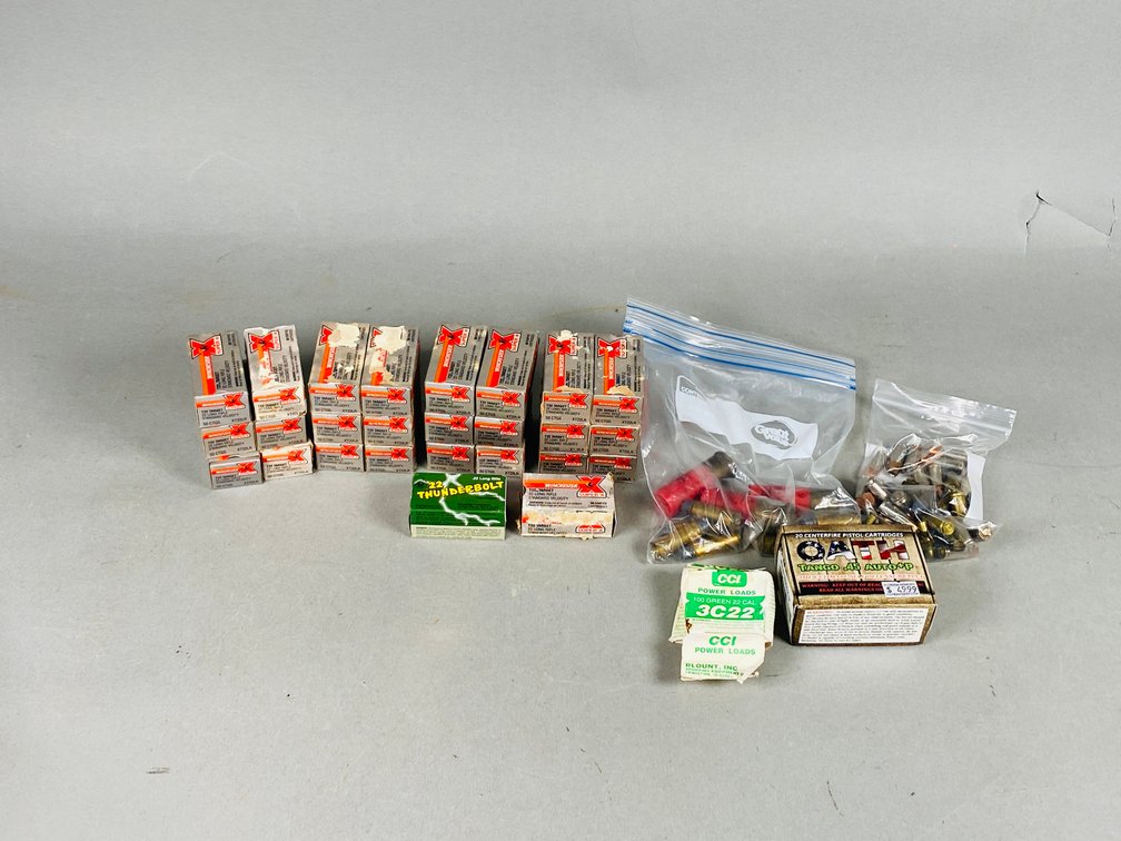 Assortment of Shotgun, Rifle, & Pistol Live and Blank Ammo