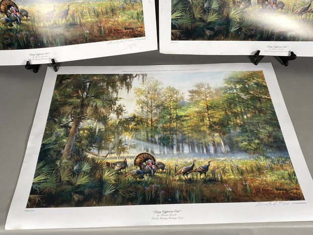 Image for (3) limited Edition of 2000 Printed Paintings Titled 