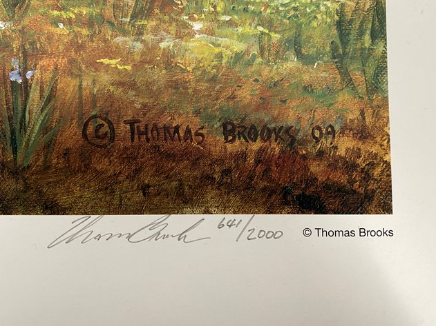Image for (3) limited Edition of 2000 Printed Paintings Titled 