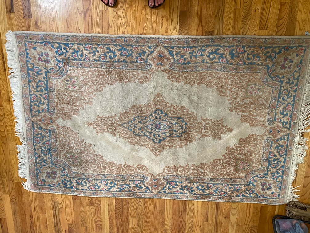 Kerman Iranian 100% Virgin Wool Hand Knotted Rug