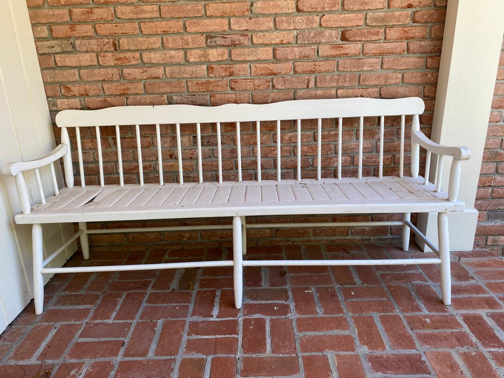 Farmhouse Style Wood Bench