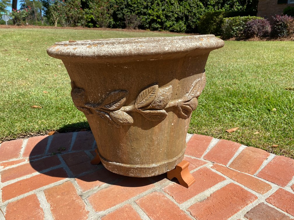 Terracotta Planter With Pedestal Stand