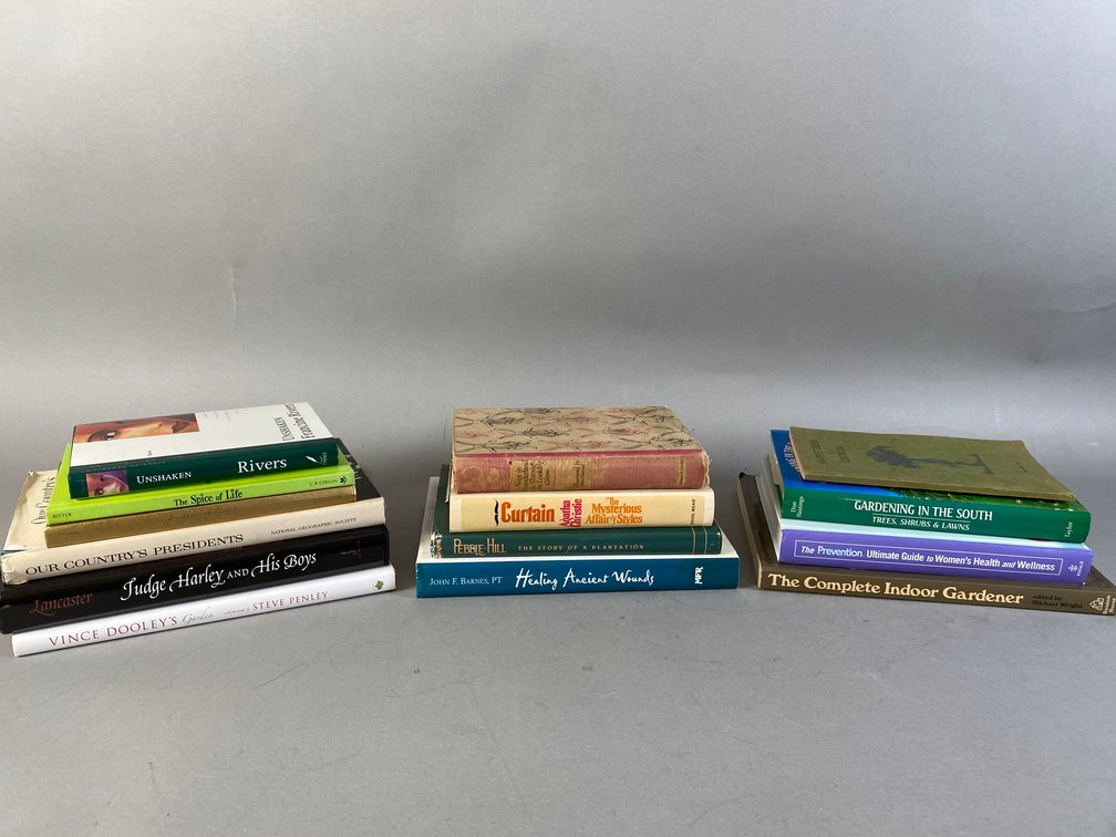 Collection Of (14) Vintage And Modern Reading Books, Various Subjects