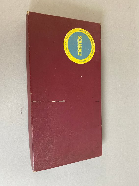 1948 Scrabble Board Game And 1973 Backgammon Board Game