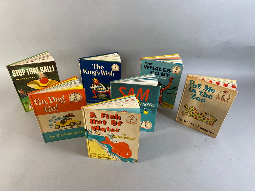 (7) Circa 1950s And 1960s Dr. Seuss Children's Books