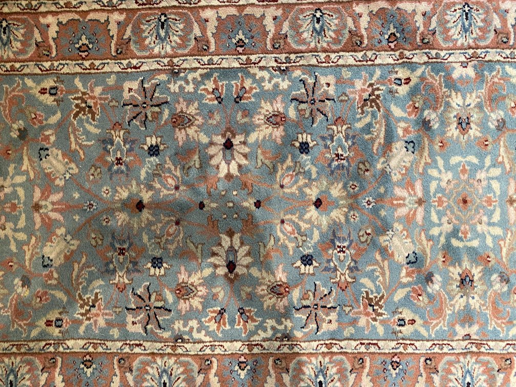 Vintage Hand Knotted Runner Style Area Rug