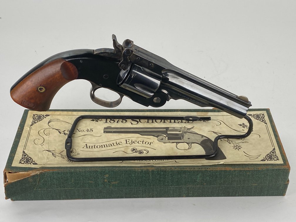 Navy Arms / Uberti Schofield Wells Fargo Model Top Break Revolver .45 LC