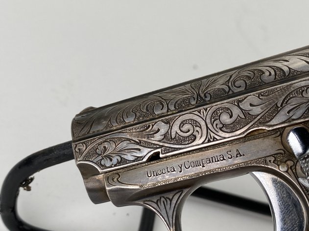 Image for Engraved Astra Cub Semi-Automatic Pocket Pistol 6.35mm / 25 ACP