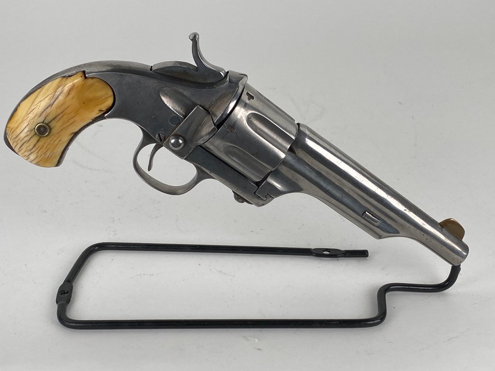 Antique Merwin, Hulbert & Co. 2nd Model Frontier Army Single-Action Revolver Believed to be 44-40 WCF (Unmarked)