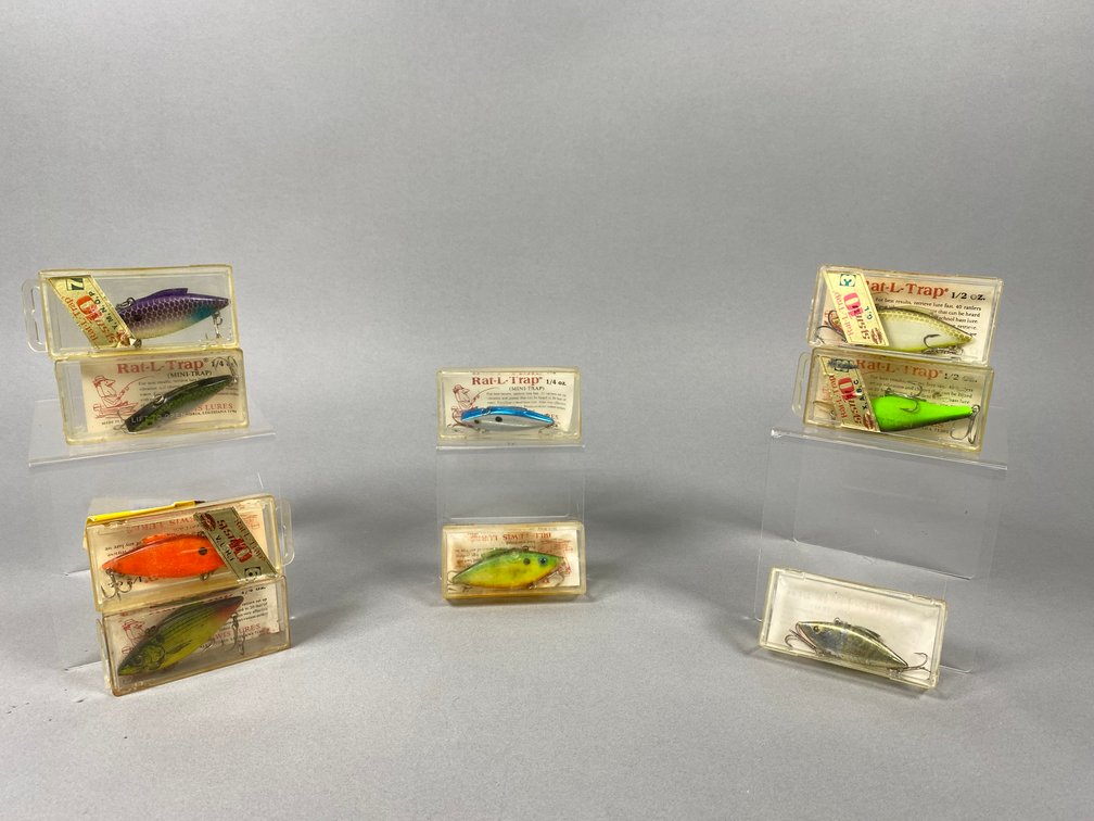 (9) Bill Lewis Rat-L-Trap CrankBait Lures
