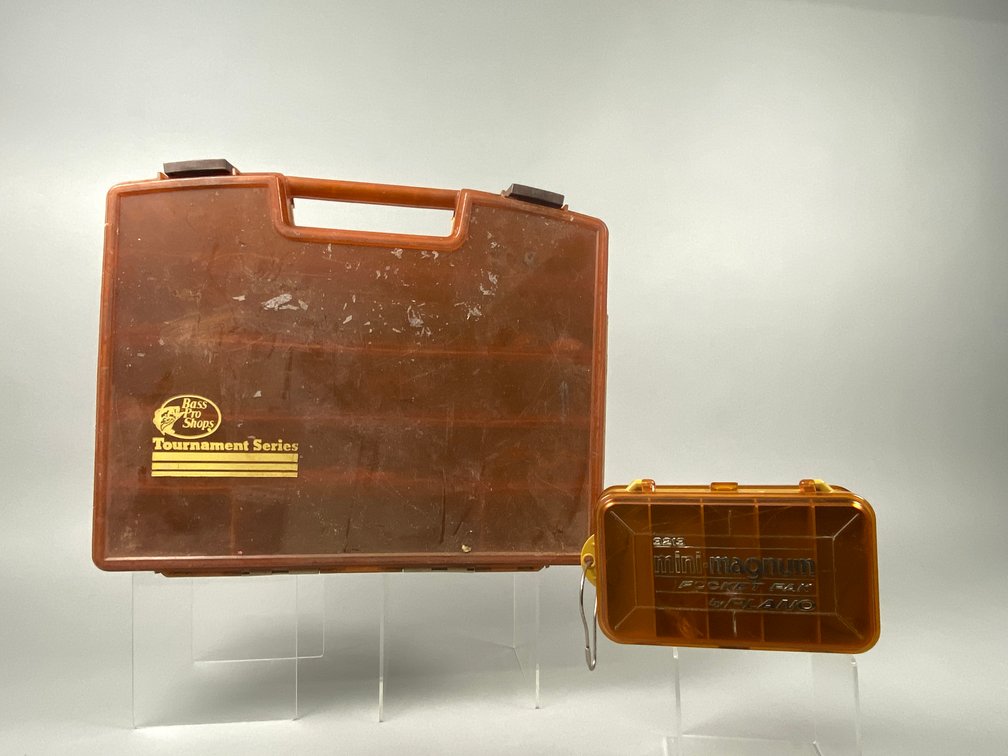 (1) Bass Pro Shop Tournament Series Tacklebox & (Mini-Magnum Pocket Pak TackleBocx Including Contents of Bothe Takle Boxes