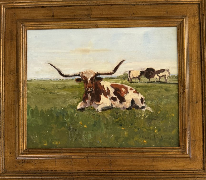 Longhorn Painting
