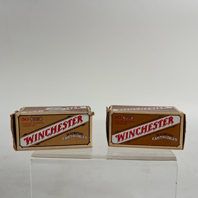 (2) 50 Rd Box of Winchester Limited Edition 22 WRF 45 Gr