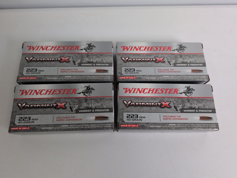 (80) Rounds of Winchester .223 Rem 40 Gr, PTRE