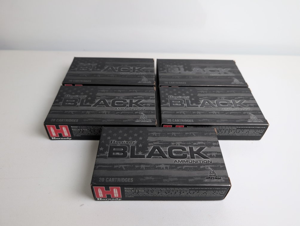 (100) Rounds of Hornady Black 6.5 Creedmor 140 Gr BTHP
