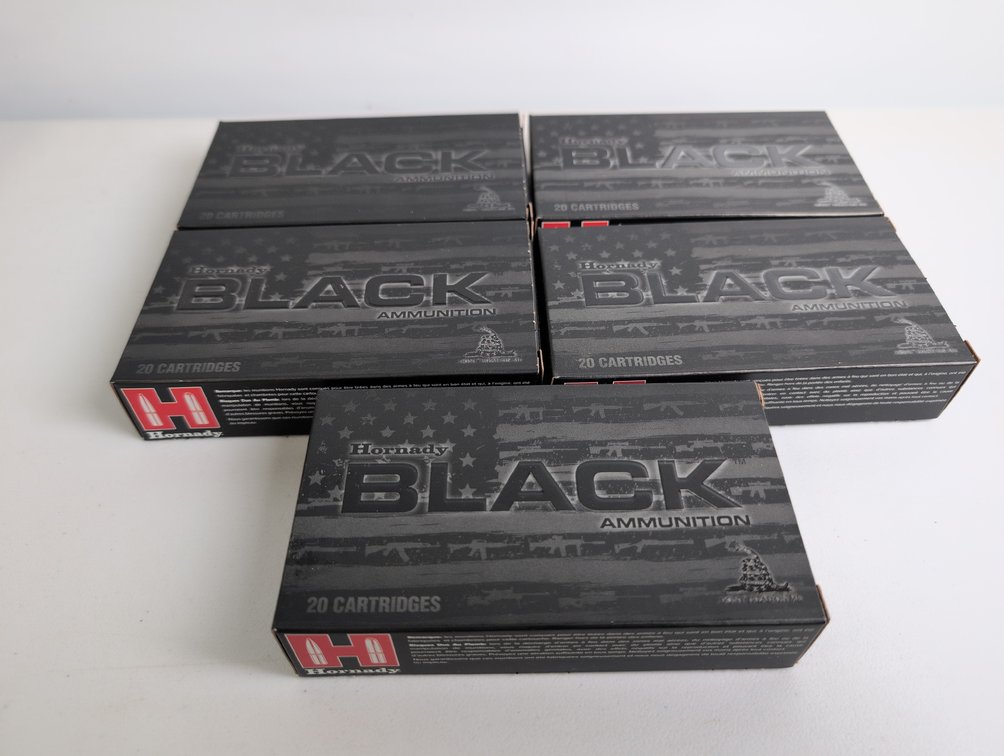 (100) Rounds of Hornady Black 6.5 Creedmor 140 Gr BTHP