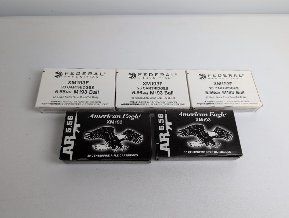 (100) Rounds of 5.56 55 Gr
