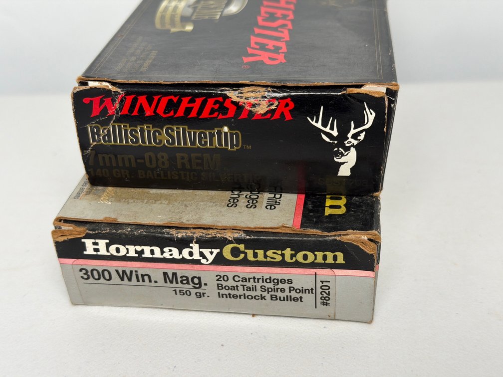 (40) Rounds of Rifle Cartridges. 300 Win Mag and 7mm-08 Rem