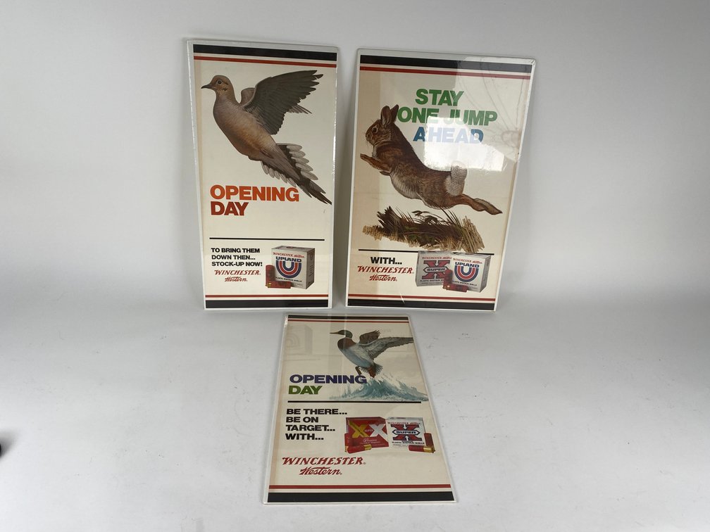 (3) Winchester Western Advertisements