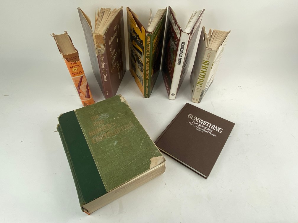 Collection of Hardcover Firearm Reference Books