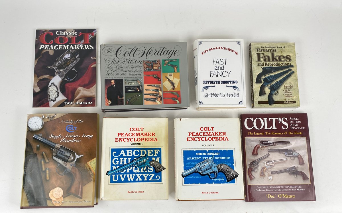 Group of Colt Revolver Books & (2) Revolver Information Books